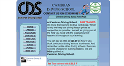 Desktop Screenshot of cwmbran-driving-school.co.uk